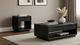 Coaster® Leandro 2-Piece Burnished Black Coffee and End Table Set-1