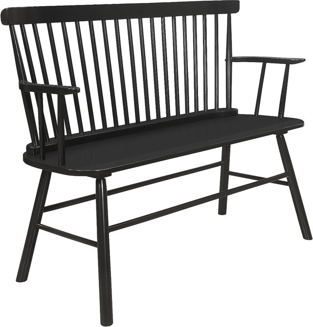 Crown Mark Jerimiah Black Bench-0