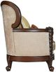 ACME Furniture Devayne Beige/Dark Walnut Chair-3