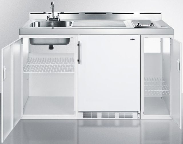 Summit® 48" White All-In-One Kitchenette-1