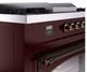 Ilve® Nostalgie II Noblesse 60'' Burgundy Pro Style Dual Fuel Range with Burnished Trim-4
