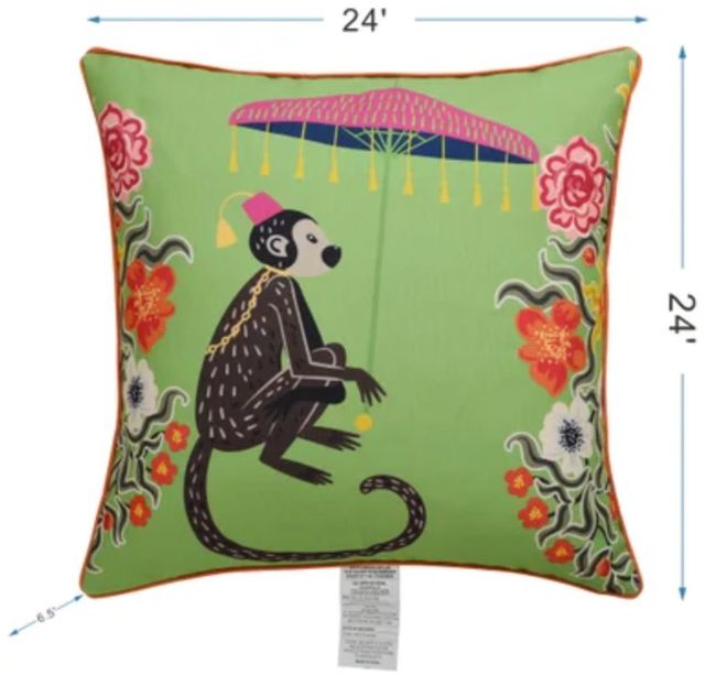 Stylecraft Dann Foley Lifestyle Green 24" Designer Pillow-2