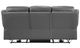 Homelegance® Laconia Dark Gray Double Power Reclining Sofa-3
