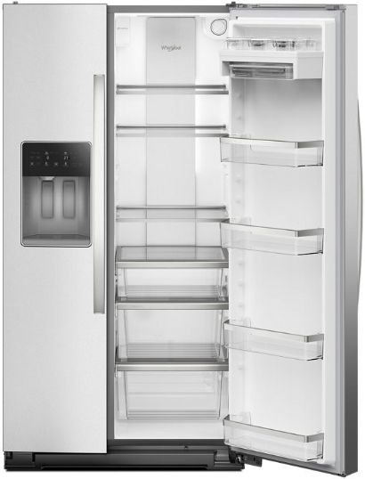 Whirlpool® 36 in. 20.9 Cu. Ft. Fingerprint Resistant Stainless Steel Counter Depth Side-by-Side Refrigerator-1