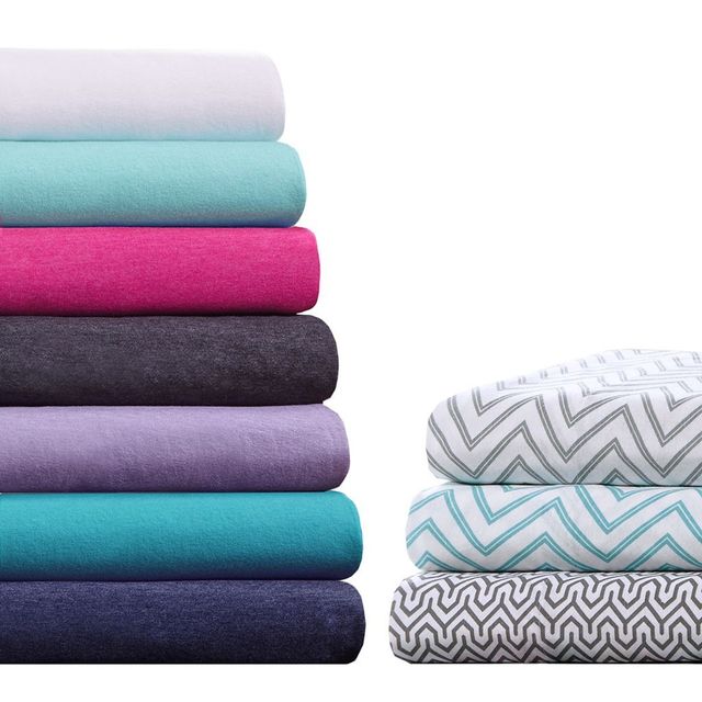 Olliix by Intelligent Design Teal Twin XL Cotton Blend Jersey Knit All Season Sheet Set-2