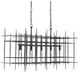Currey & Company Steelhouse Blacksmith Rectangular Chandelier-0