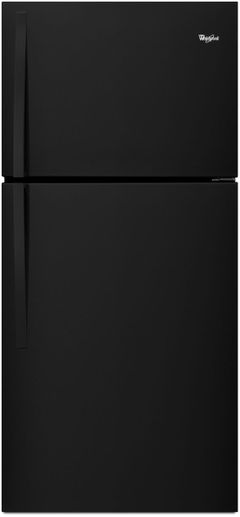 Whirlpool® 30 in. 19.2 Cu. Ft. Black Top Freezer Refrigerator