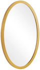 Uttermost® Elstree Antique Brass Oval Mirror-3