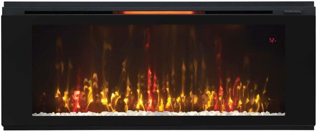 ClassicFlame® Helen Black 48" Wall Mounted Electric Fireplace-0