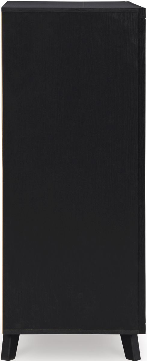 Signature Design by Ashley® Danziar Black Wide Chest of Drawers-4
