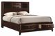 Elements International Emily 4-Piece Mahogany King Storage Panel Bedroom Set-1