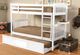 Kodiak Furniture Claire White Twin Bunk Bed with Trundle and Tray-4