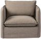 Four Hands Andre Alessi Fawn Fabric Outdoor Swivel Chair-1