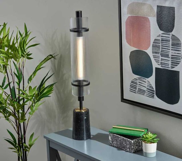 Adesso® Flair Black LED Table Lamp-4