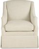 Craftmaster® Customizable Craftmaster Essentials Skirted Swivel Chair-1
