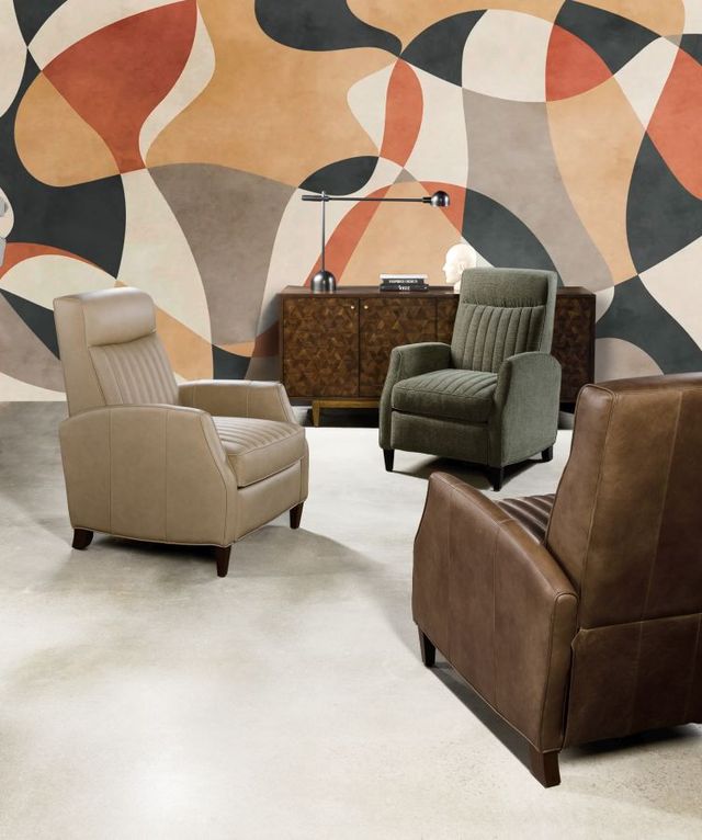 Hooker® Furniture Ready-Made Upholstery Denver Chester Bourbon Push Back Recliner-2