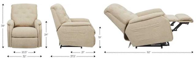 La-Z-Boy® Billie Bronze Mushroom Power Lift Recliner-2