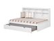 Carter Full White Bed with Trundle-3