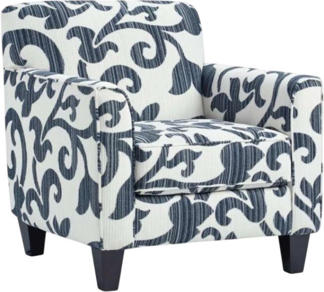 Fusion Furniture Truth or Dare Sonata Navy Accent Chair-0