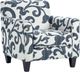 Fusion Furniture Truth or Dare Sonata Navy Accent Chair-0