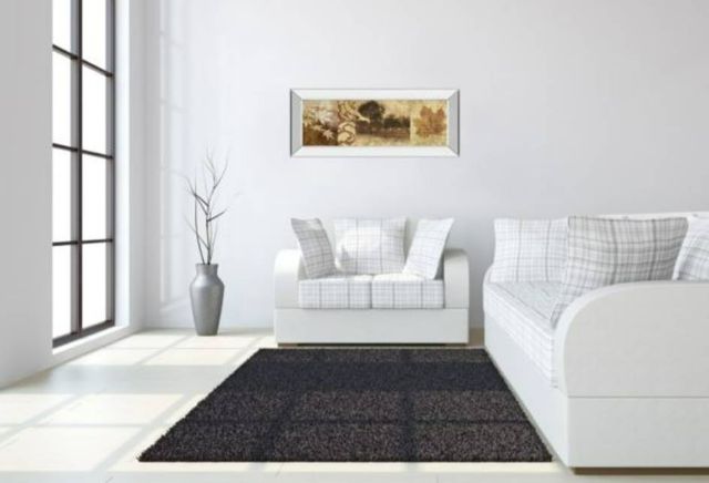 Classy Art Equinox I by Keith Mallet Mirror Framed Wall Art-3