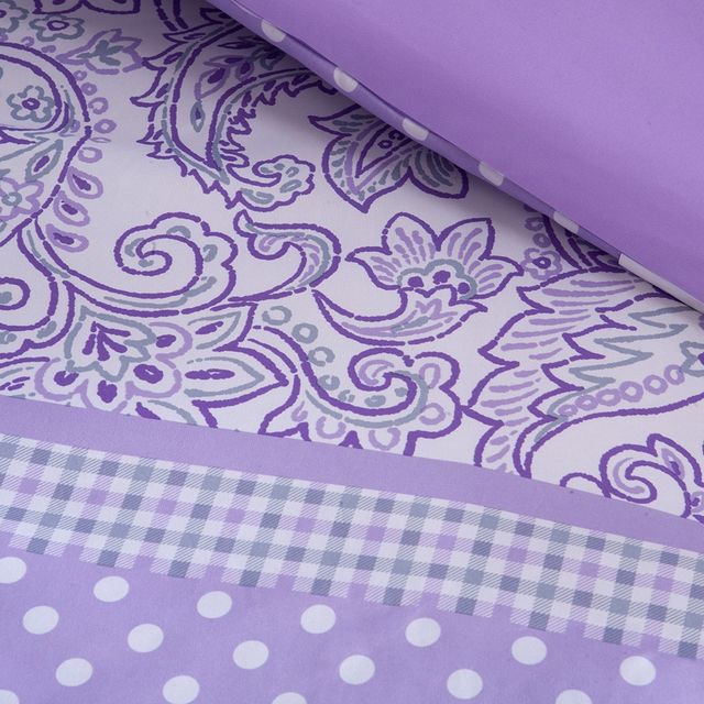 Olliix by Mi Zone Riley Purple Full/Queen Comforter Set-4