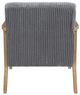 Homelegance® Chevron Gray/Brown Accent Chair-4