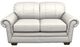 La-Z-Boy® Mackenzie Ivory Leather Loveseat-1