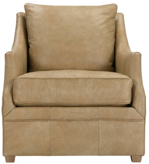 Rowe® Customizable Kara Leather Chair-1