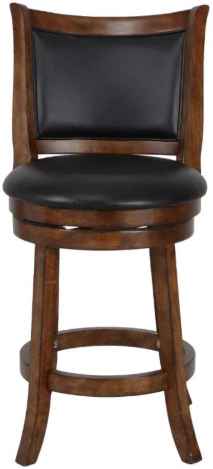 New Classic® Home Furnishings Bristol Black/Brown Counter Stool-2