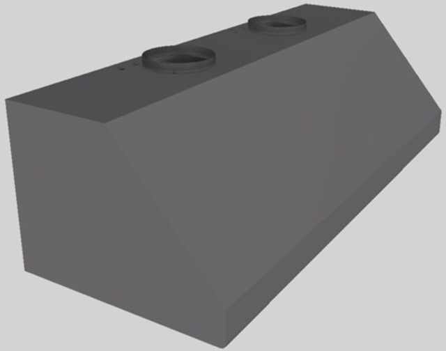 Vent-A-Hood® 60" Gunsmoke Wall Mounted Range Hood-1
