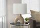 Monarch Specialties Inc. Brown Ceramic Table Lamp with Ivory Shade-5