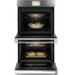 Café™ Minimal 30" Platinum Glass Electric Built In Double Oven-2