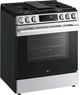 LG 30" PrintProof® Stainless Steel Slide-In Gas Range-2