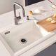 XO Silver Extended Garbage Disposal Flange-5