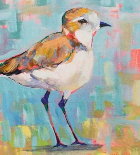 Stylecraft Coastal Plover III Multi-Colored Wall Art-1