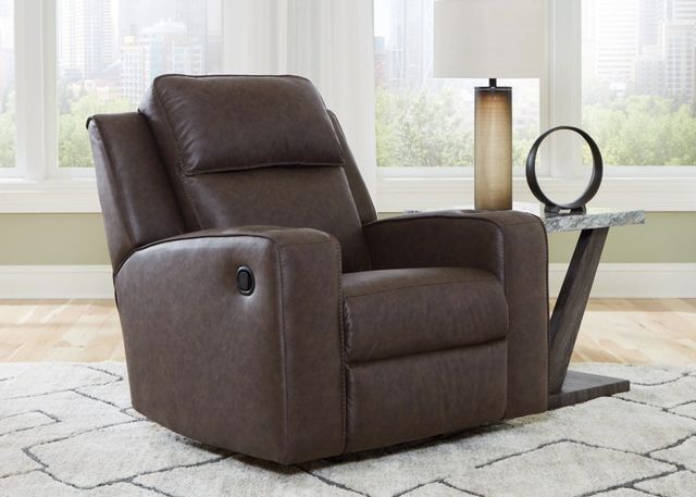 Signature Design by Ashley® Lavenhorne Umber Manual Rocker Recliner-0