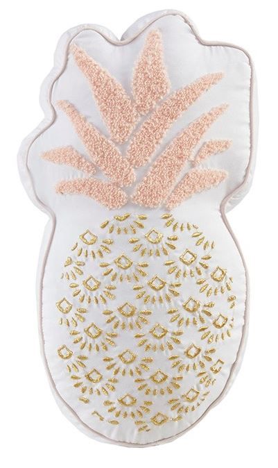 Olliix by Intelligent Design Kailani Gold Full/Queen Tropical Metallic Printed Comforter Set-4