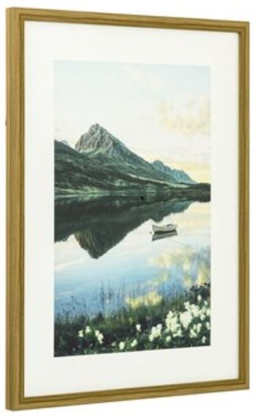 YHD Mountain Mirror Framed Print-2
