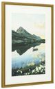 YHD Mountain Mirror Framed Print-2