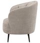 Coaster® Ellorie Beige Upholstered Channel Back Curved Chair-2