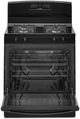 Amana® 30" Black Freestanding Gas Range-1
