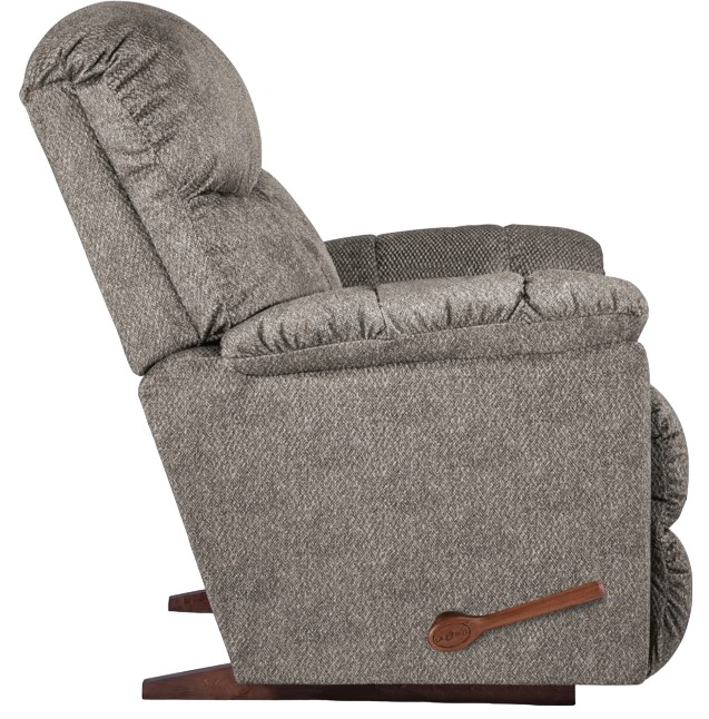 La-Z-Boy® Morrison Silver Manual Rocking Recliner | Roby's