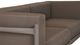 Moe's Home Collection Suri Taupe Plastic Outdoor 3-Seat Sofa-4