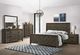 Elements International Eleanor Mocha Gray King Panel Bed-1