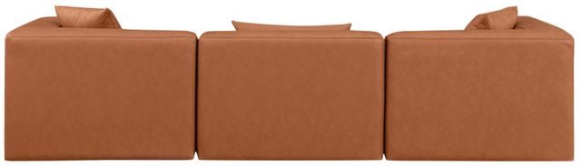 Meridian Furniture Cube 3-Piece Cognac Modular Sectional Sofa-3