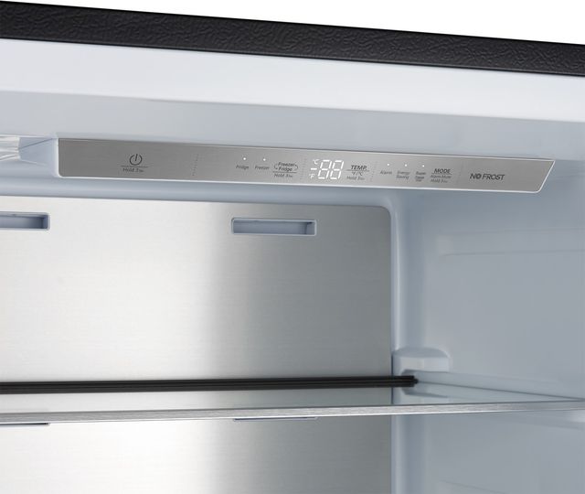 FORNO® Maderno Espresso 32" 13.6 Cu. Ft. Black Built-In Convertible Column Refrigerator with Antique Brass Handles-1