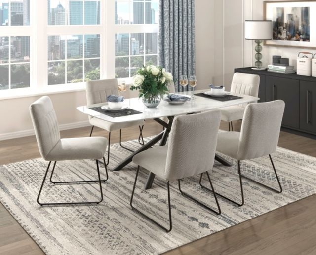 Homelegance® Benito Beige Side Chair-1