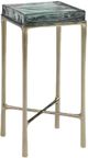 Bassett® Furniture Glasgow Gold/Green Glass Top Side Table-0