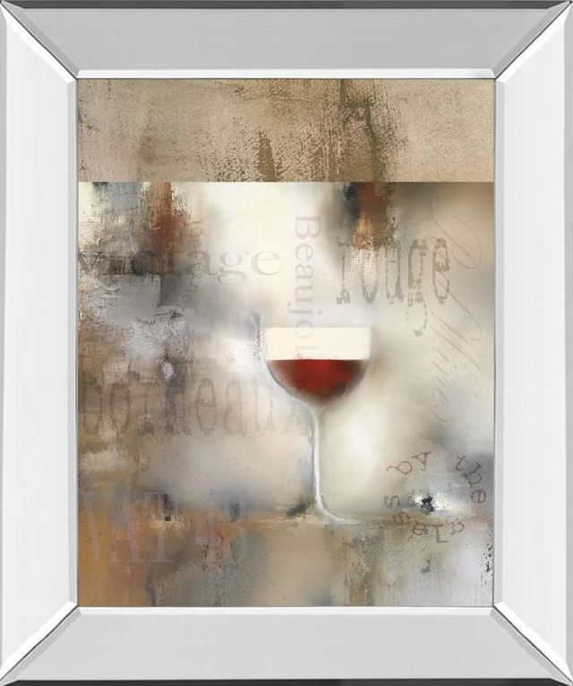 Classy Art Cellar Il by J.P Prior Mirror Framed Wall Art-0